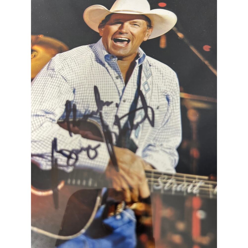 George Strait Signed Photo ACOA Authenticated - Picture 4 of 8